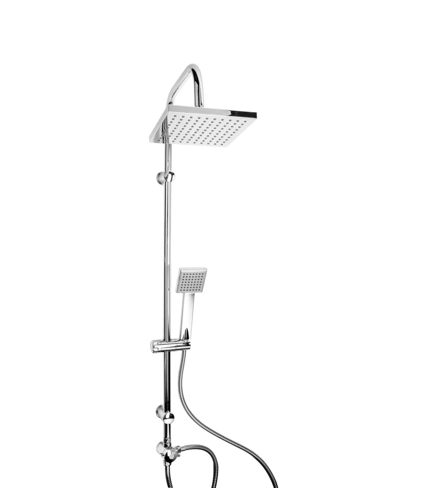 Colonna doccia "Shuttle" con soffione e doccetta cromo