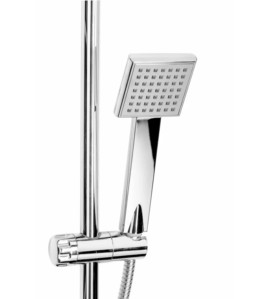 Colonna doccia "Shuttle" con soffione e doccetta cromo