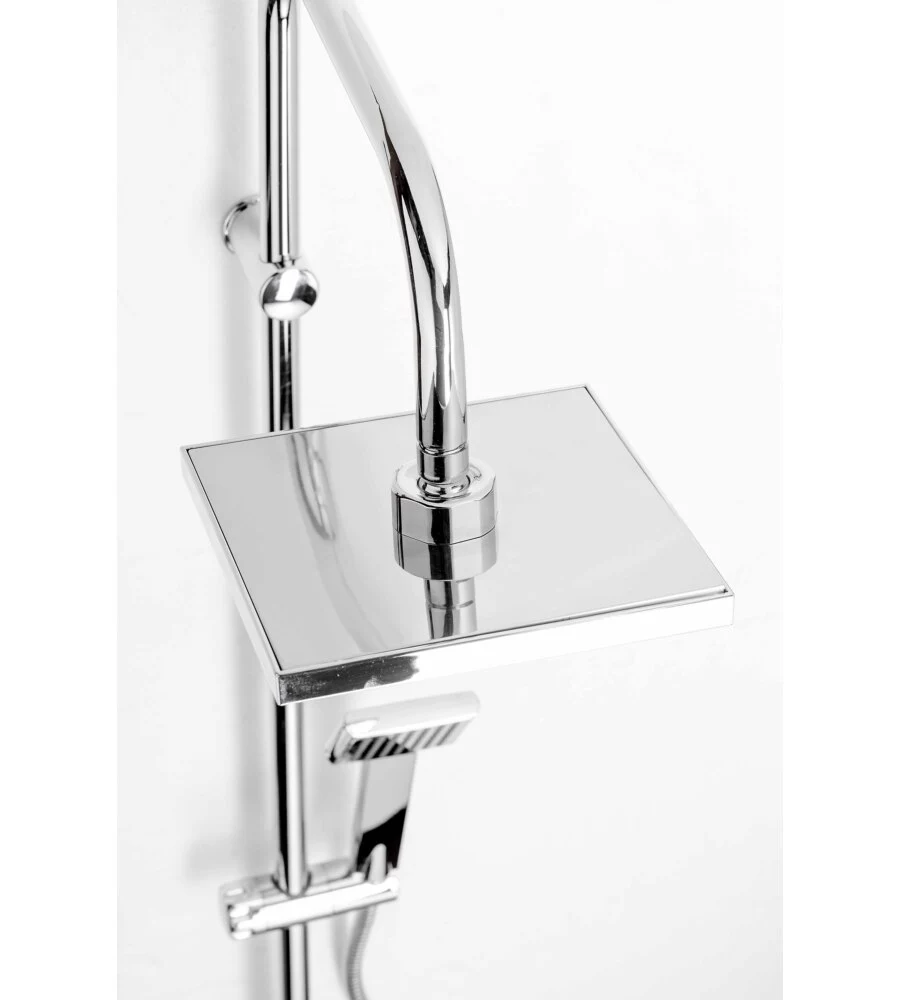 Colonna doccia "Shuttle" con soffione e doccetta cromo