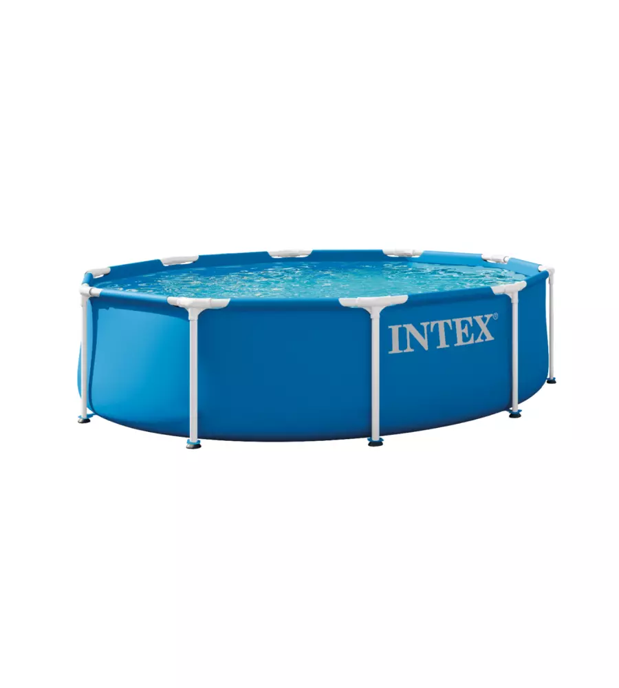 PISCINA FUORI TERRA CON STRUTTURA ROTONDA INTEX "METAL FRAME" BLU 305X305X76 CM - COD. 28200ND