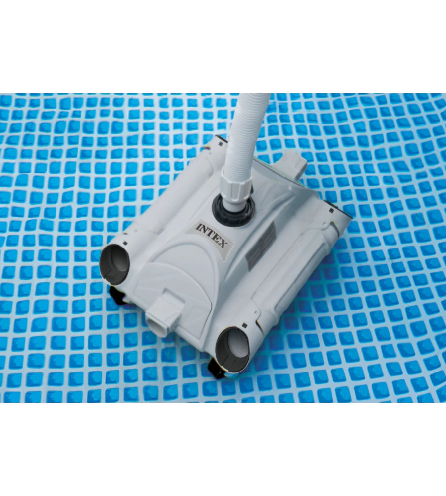 ROBOT PULIZIA PISCINA INTEX PER POMPA FILTRO CON FLUSSO 6056-13248 L/H IN PLASTICA GRIGIO - COD. 28001
