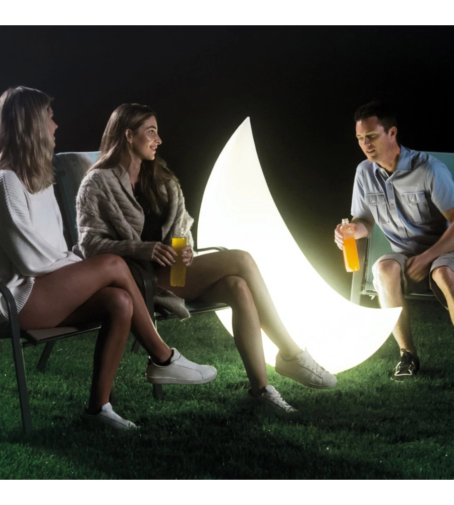MEZZA LUNA LUMINOSA LED GONFIABILE INTEX 135X43X89 CM
