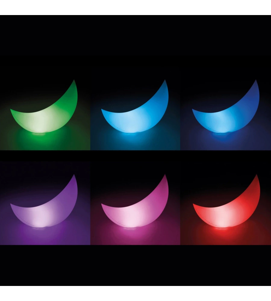 MEZZA LUNA LUMINOSA LED GONFIABILE INTEX 135X43X89 CM