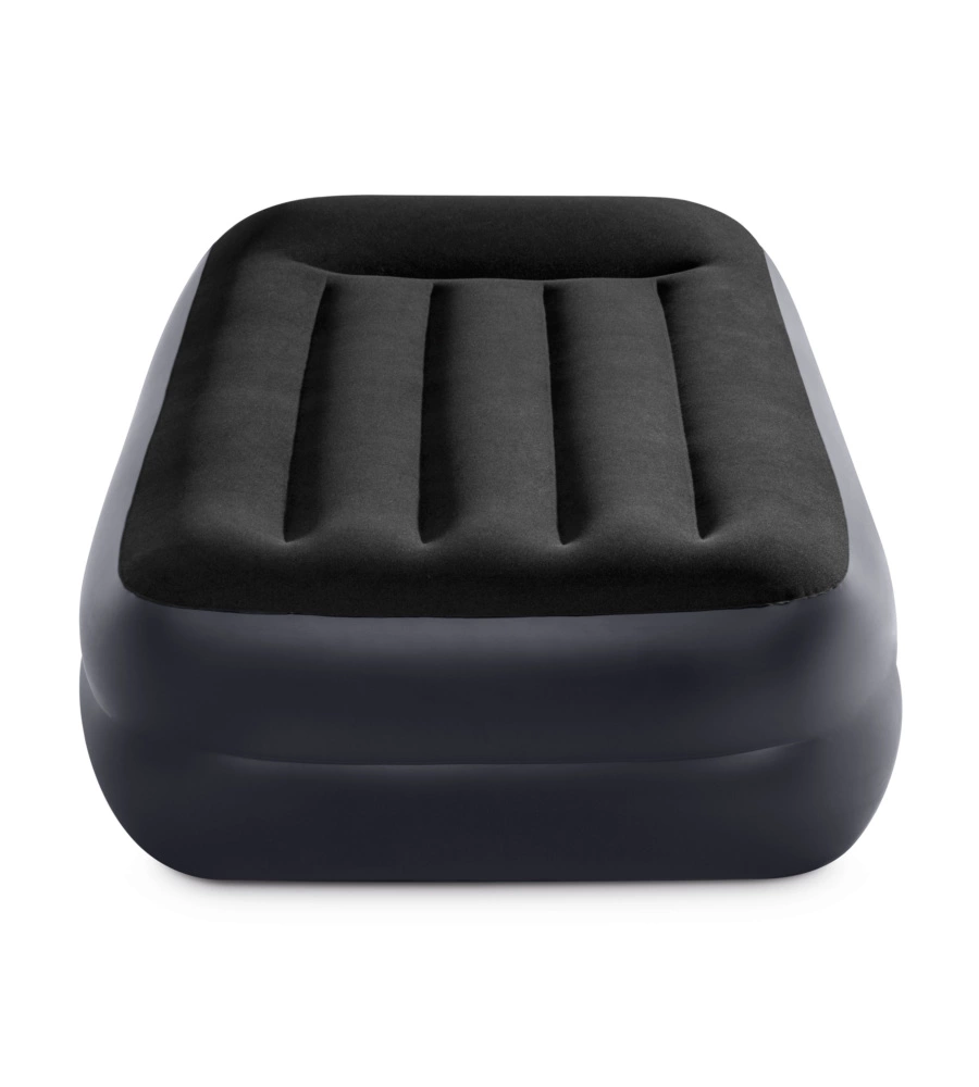 MATERASSO SINGOLO GONFIABILE INTEX "PILLOW REST DURA BEAM" CON POMPA INCORPORATA 99X191X42 CM - COD. 64122NP