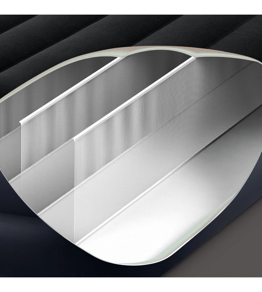 MATERASSO MATRIMONIALE GONFIABILE INTEX "PILLOW REST DURA BEAM" CON POMPA INCORPORATA 152X203X25 CM - COD. 64124NP