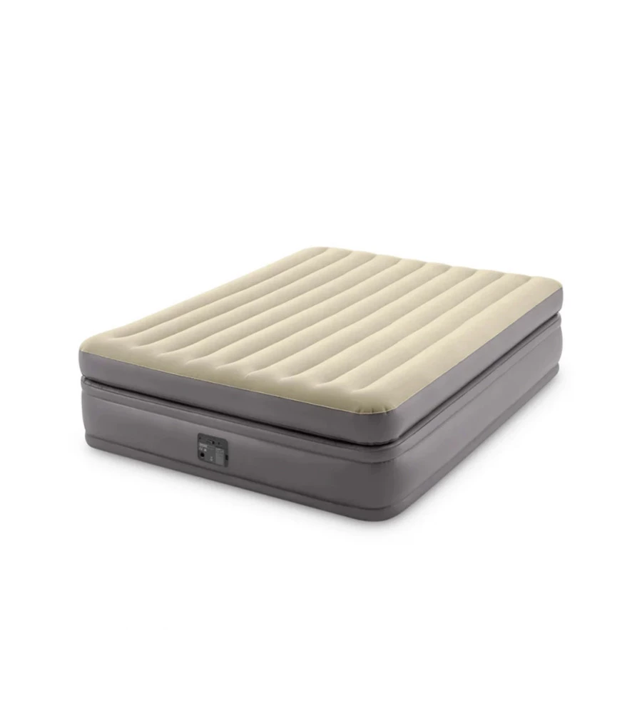 MATERASSO MATRIMONIALE GONFIABILE INTEX "DURA BEAM PRIME COMFORT" CON POMPA INTEGRATA 152X203X51 CM - COD. 000446147
