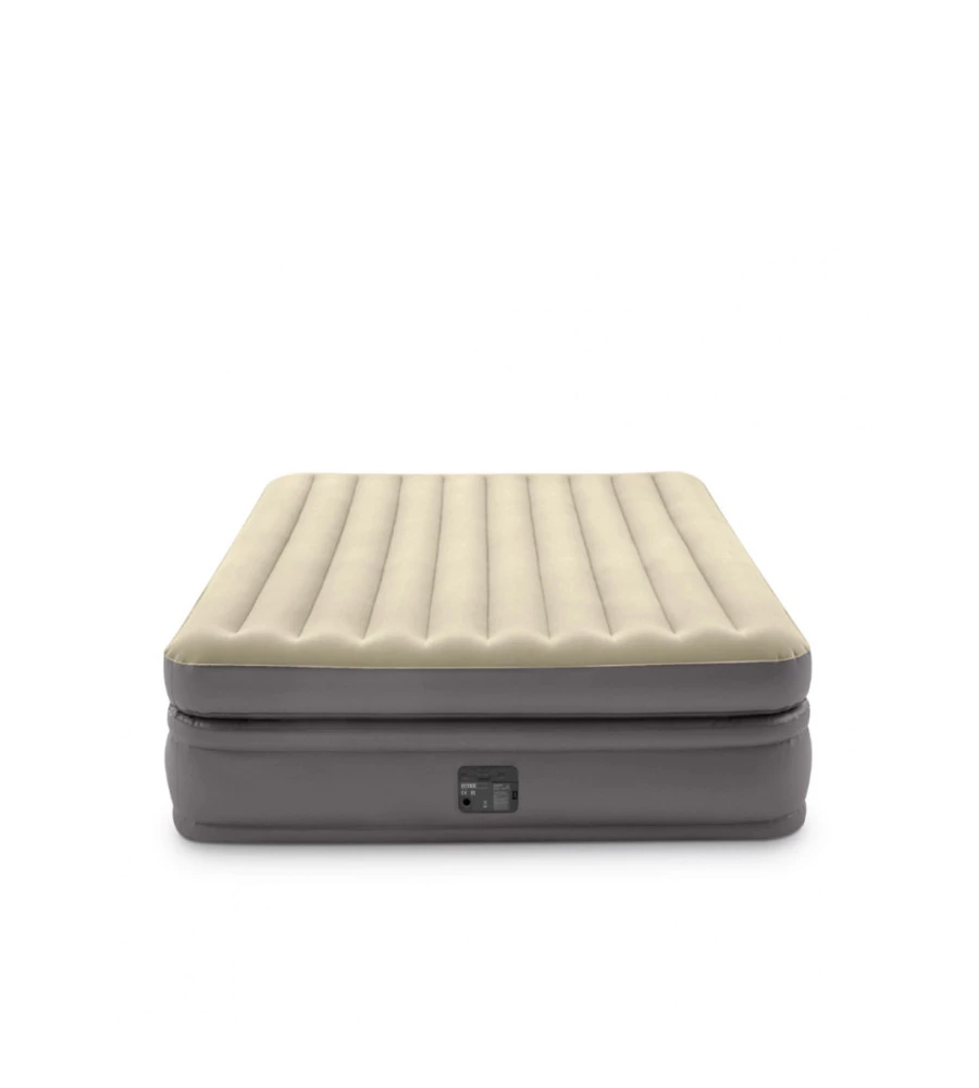 MATERASSO MATRIMONIALE GONFIABILE INTEX "DURA BEAM PRIME COMFORT" CON POMPA INTEGRATA 152X203X51 CM - COD. 000446147
