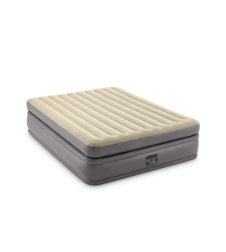 MATERASSO MATRIMONIALE GONFIABILE INTEX "DURA BEAM PRIME COMFORT" CON POMPA INTEGRATA 152X203X51 CM - COD. 000446147
