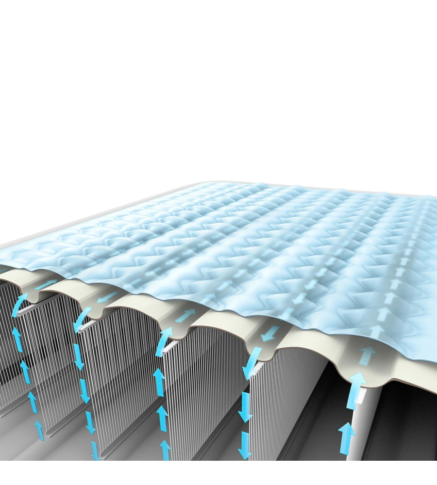 MATERASSO MATRIMONIALE GONFIABILE INTEX "DURA BEAM ULTRA PLUSH" CON POMPA INCORPORATA 152X203X46 CM - COD. 64428NP