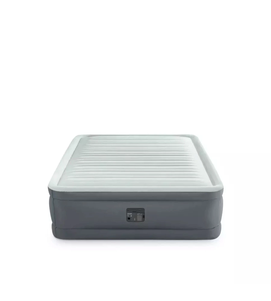 MATERASSO PIAZZA E MEZZA GONFIABILE INTEX "PREMAIRE" CON POMPA INCORPORATA 137X191X46 CM - COD. 64904NP