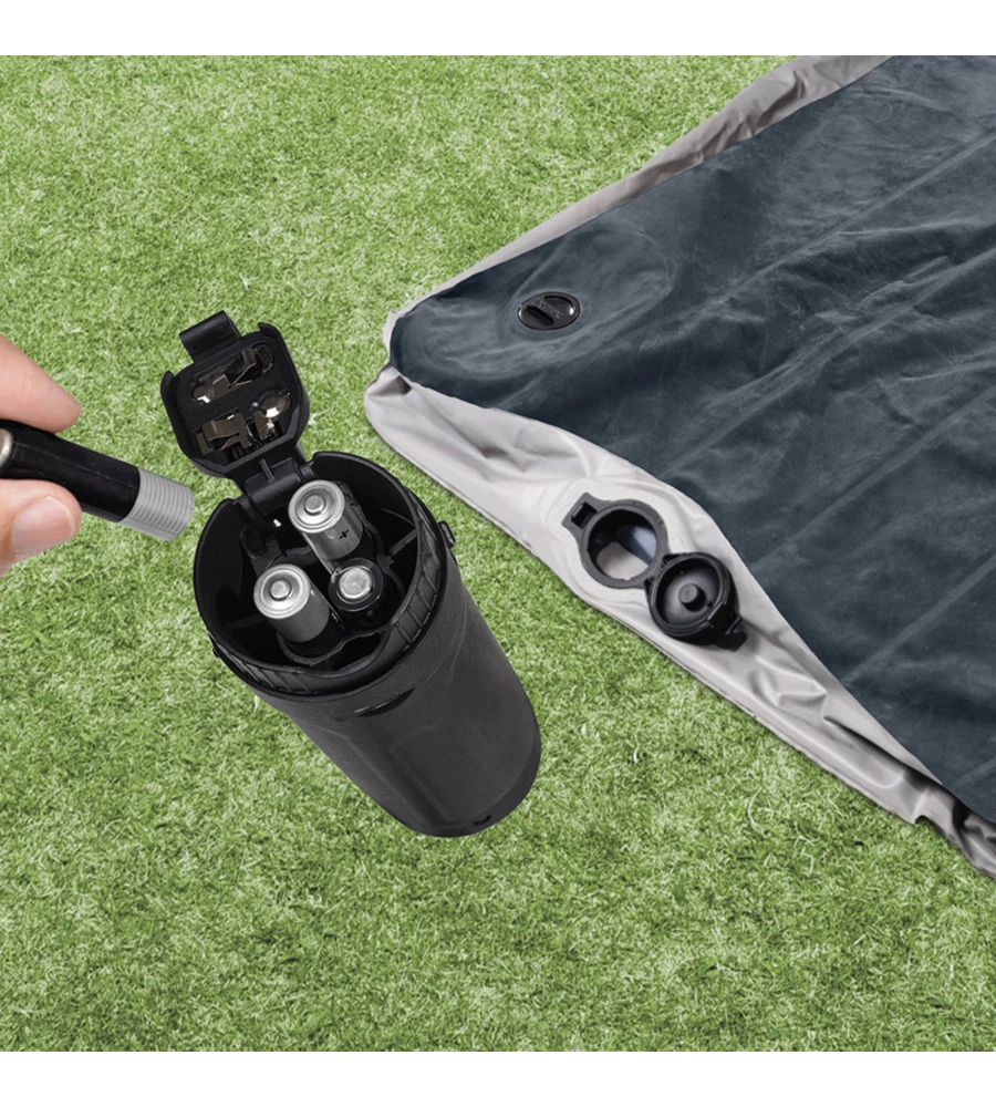 MATERASSO MATRIMONIALE GONFIABILE INTEX CON POMPA INTERNA A PIEDE 152X203X25 CM - COD. 64783