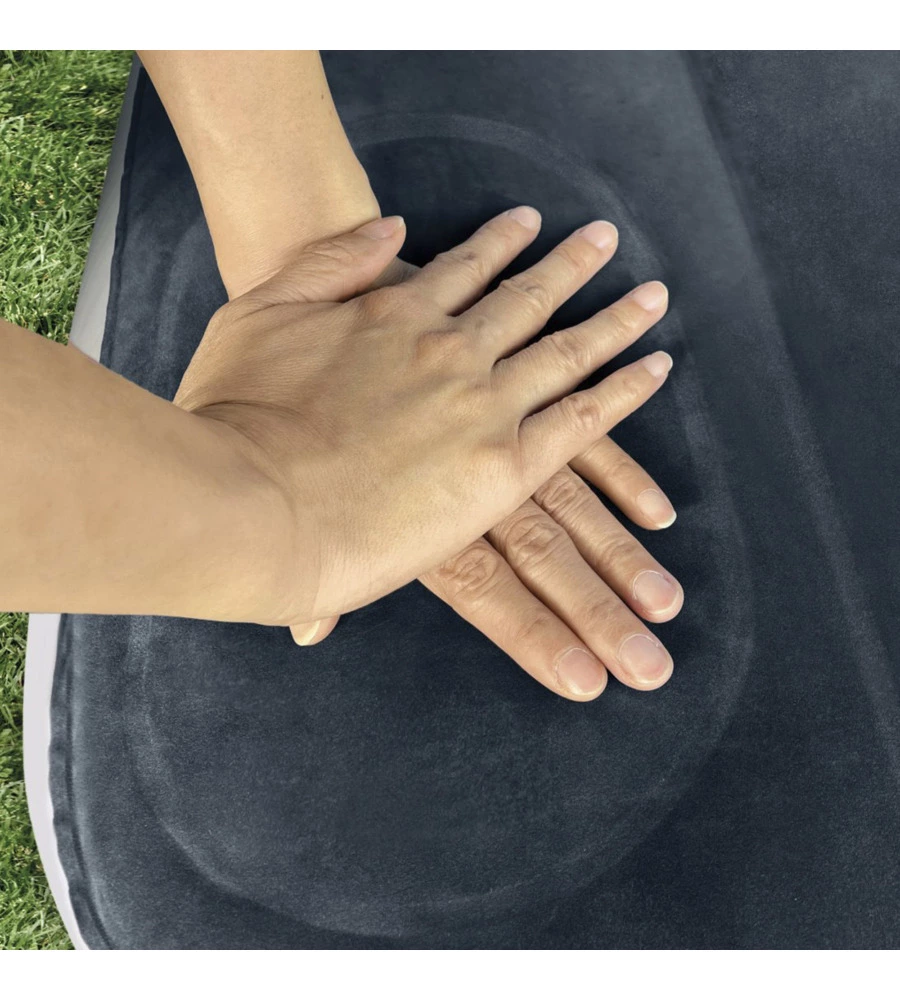 MATERASSO MATRIMONIALE GONFIABILE INTEX CON POMPA INTERNA A PIEDE 152X203X25 CM - COD. 64783