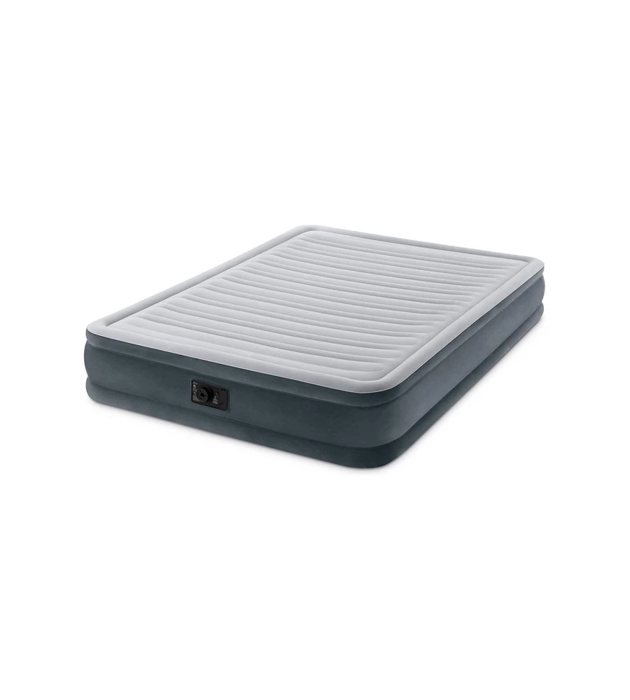 MATERASSO MATRIMONIALE INTEX "DURA BEAM COMFORT PLUSH" CON POMPA INTERNA 152X203X33 CM - COD. 67770NP