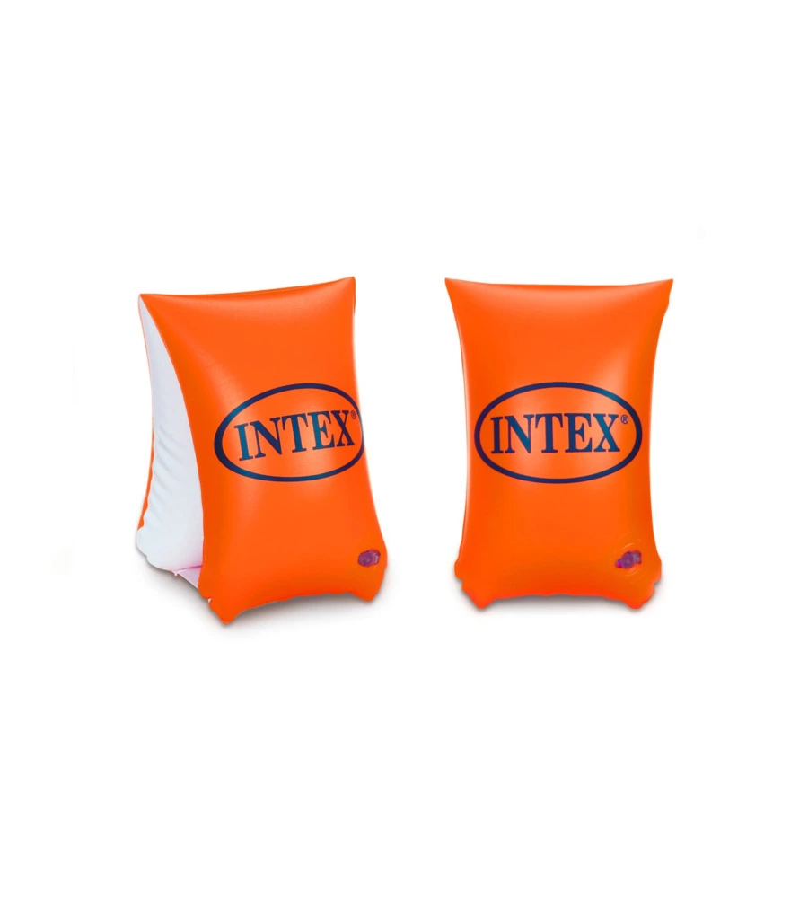 BRACCOLI GONFIABILI INTEX "DELUXE GRANDI" IN VINILE ARANCIONE 30X15 CM - COD. 58641EU