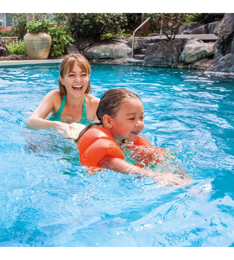 BRACCOLI GONFIABILI INTEX IN VINILE ARANCIONE 19X19 CM - COD. 59640EU