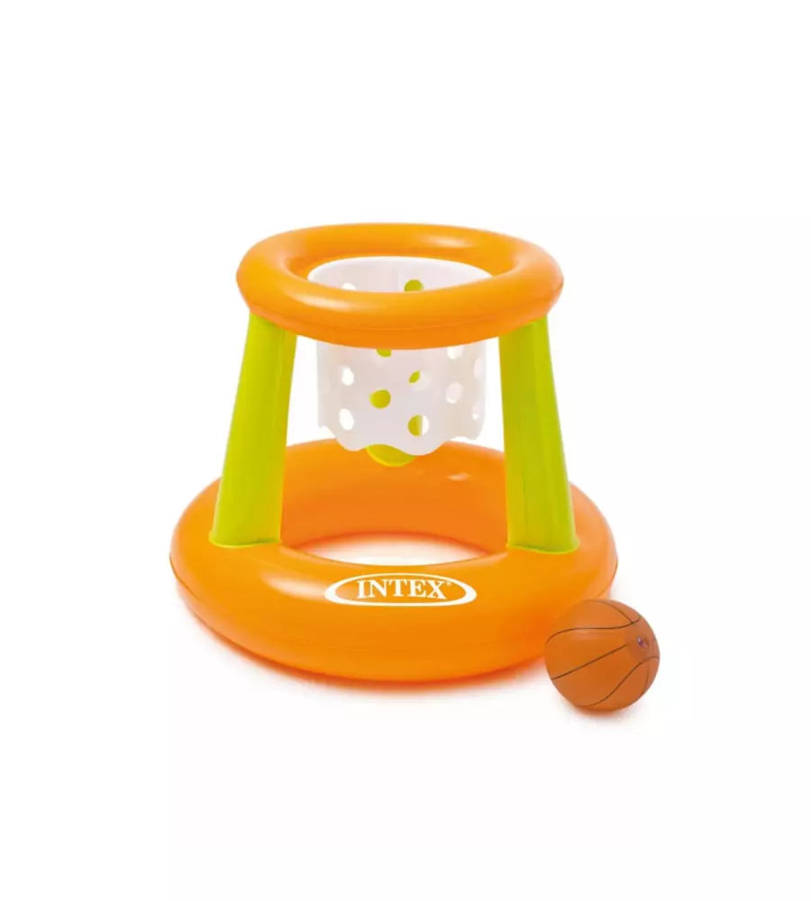 CANESTRO GONFIABILE CON RETE INTEX IN VINILE 67X55 CM - COD. 58504NP