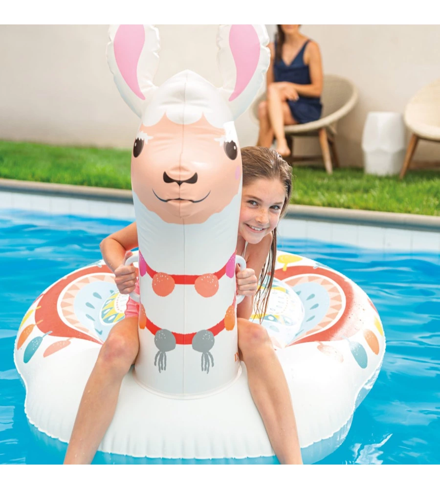 CAVALCABILE GONFIABILE INTEX "LAMA" IN VINILE 135X94X112 CM - COD. 57564NP