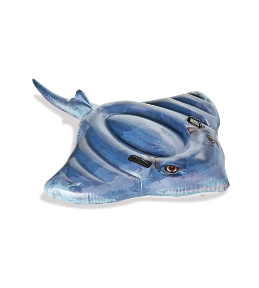 CAVALCABILE GONFIABILE INTEX "MANTA" IN VINILE BLU 188X145 CM - COD. 57550NP