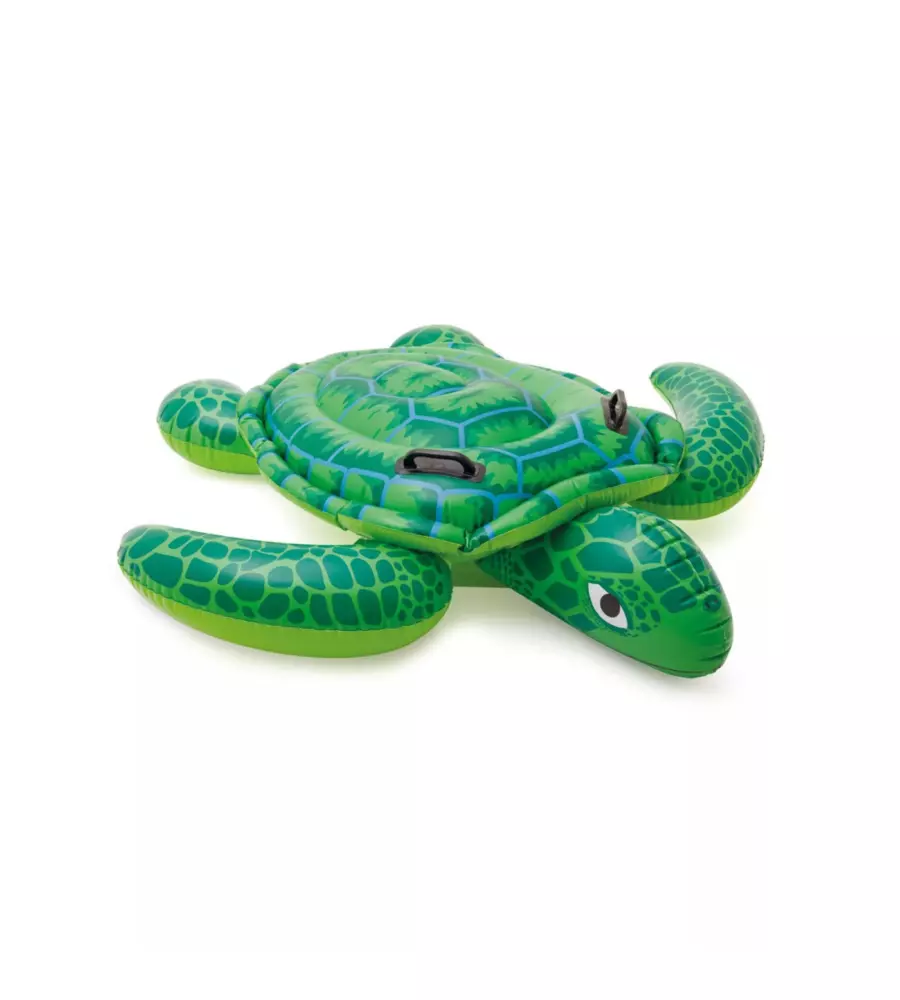 CAVALCABILE GONFIABILE INTEX "TARTARUGA" IN VINILE VERDE 150X127 CM - COD. 57524NP