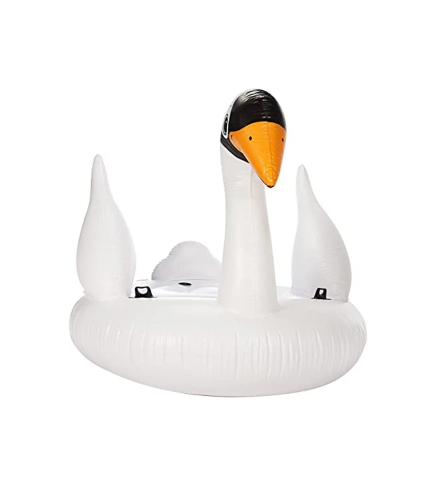 CAVALCABILE GONFIABILE INTEX "GRANDE CIGNO" IN VINILE BIANCO 194X152X147 CM - COD. 56287