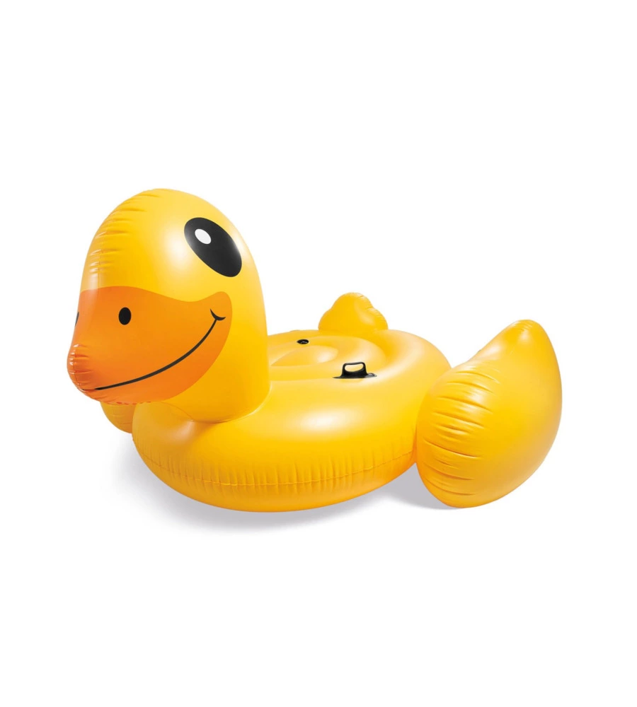 CAVALCABILE GONFIABILE INTEX "PAPERA GRANDE" IN VINILE GIALLO 203X203X112 CM - COD. 56286