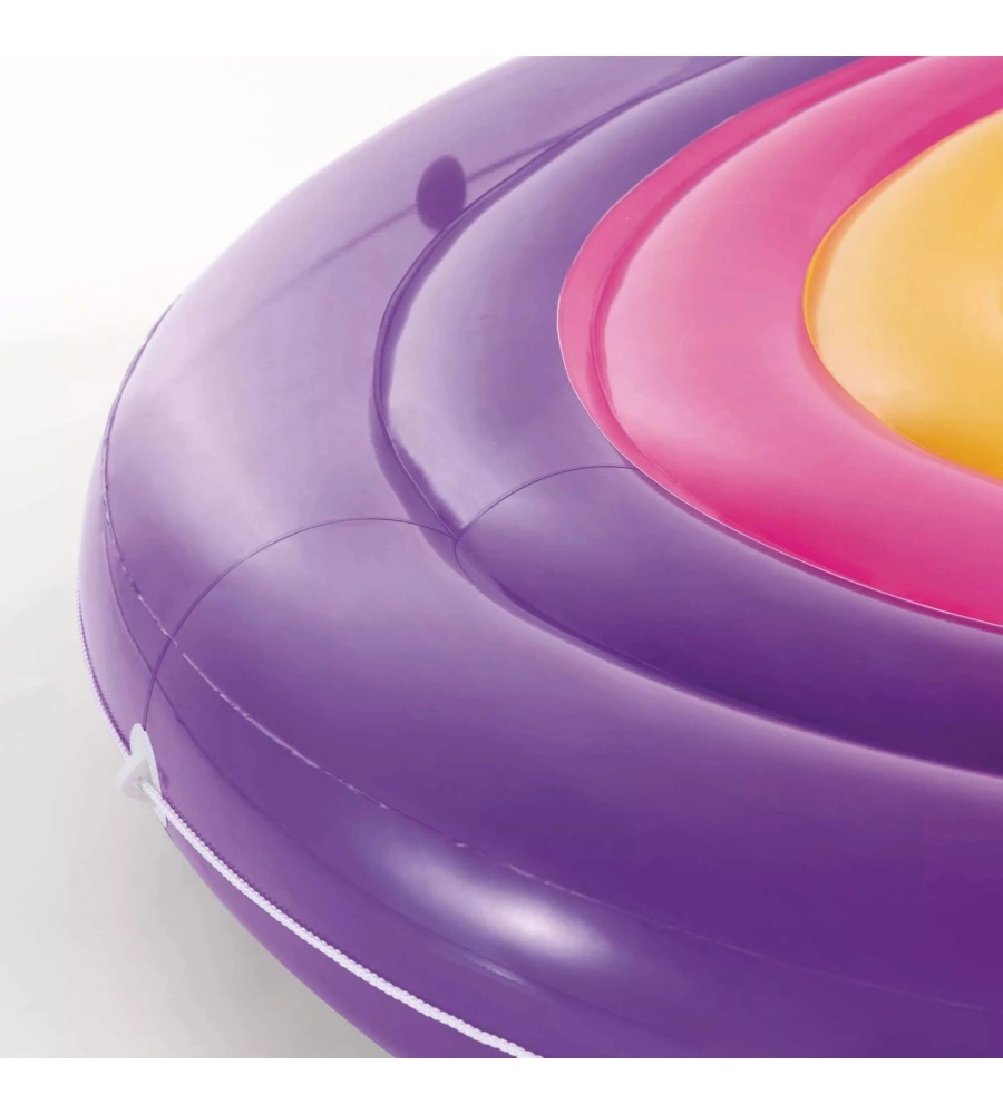 MATERASSINO GONFIABILE "ISOLA RAINBOW" IN VINILE - COD. 57285EU