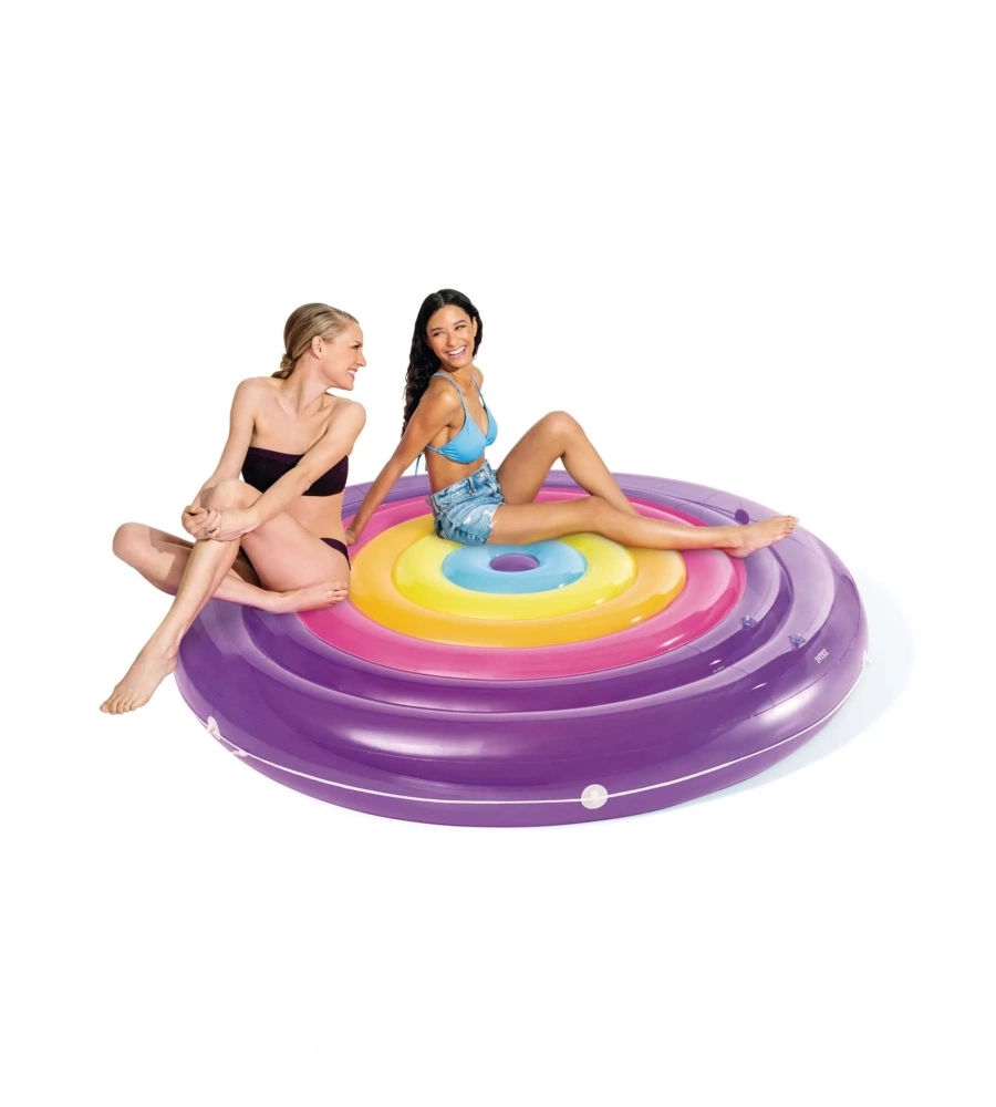 MATERASSINO GONFIABILE "ISOLA RAINBOW" IN VINILE - COD. 57285EU