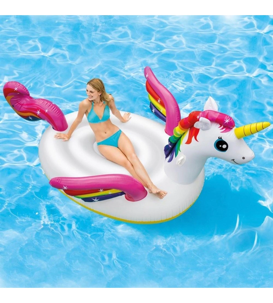 MATERASSINO GONFIABILE INTEX "UNICRONO" IN VINILE 287X193X165 CM - COD. 57281