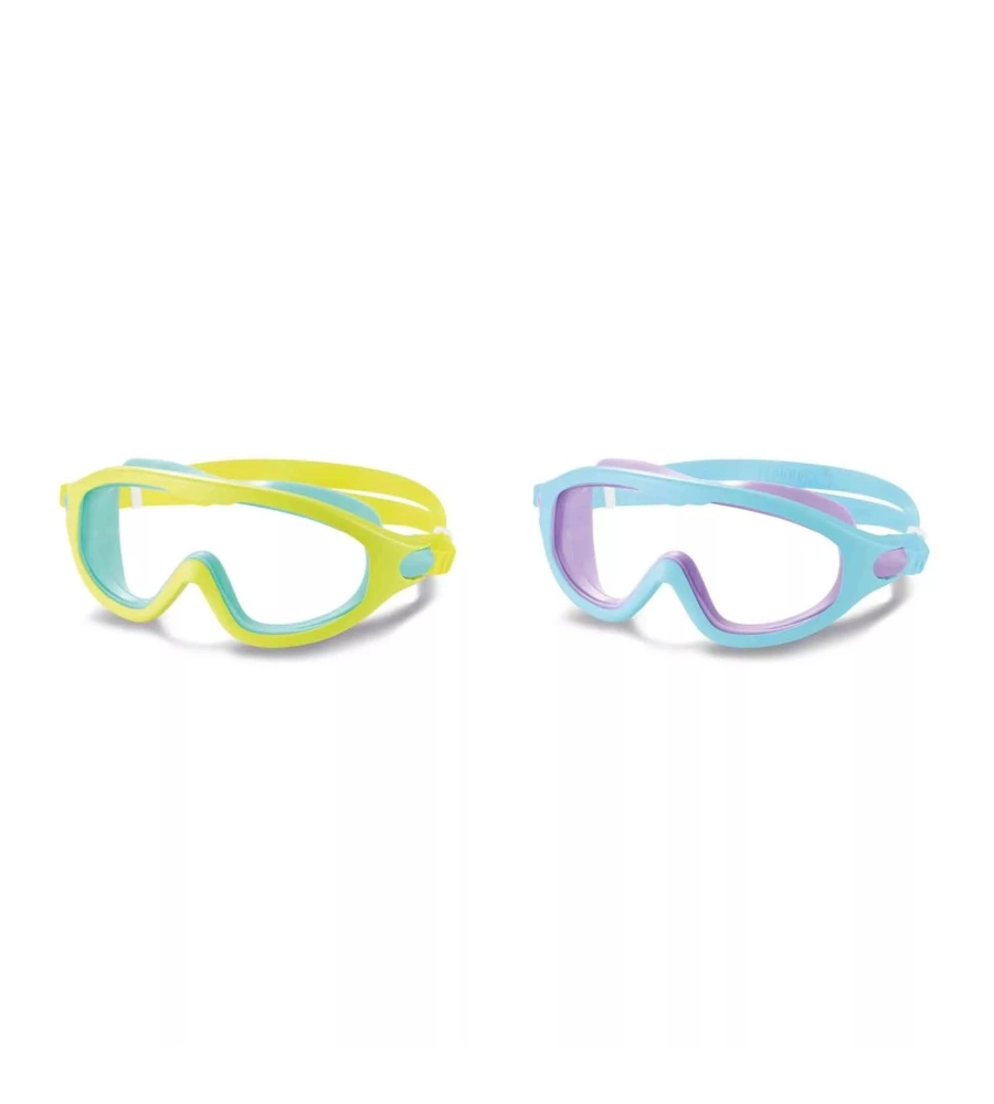 SET 2 MASCHERE NUOTO BAMBINO INTEX "KIDS" IN SILICONE - COD. 55983