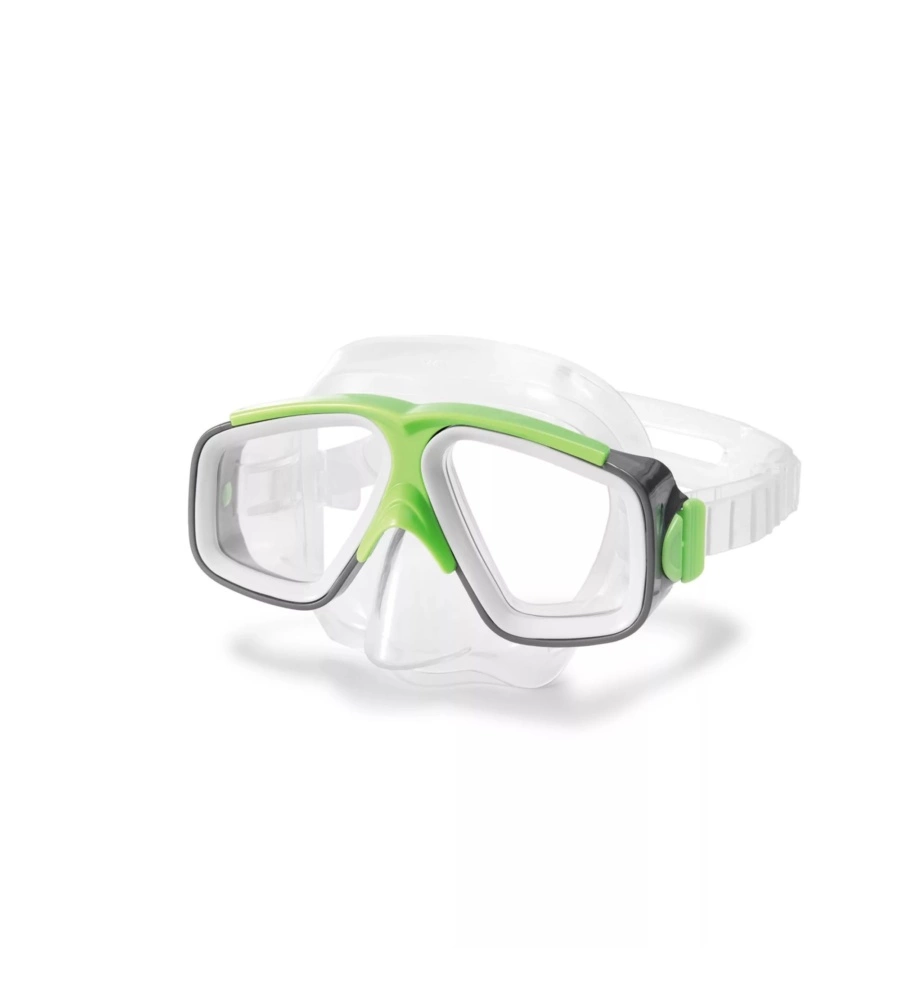 MASCHERA NUOTO BAMBINO INTEX "SURF RIDER" IN PLASTICA COLORI ASSORTITI - COD. 55975