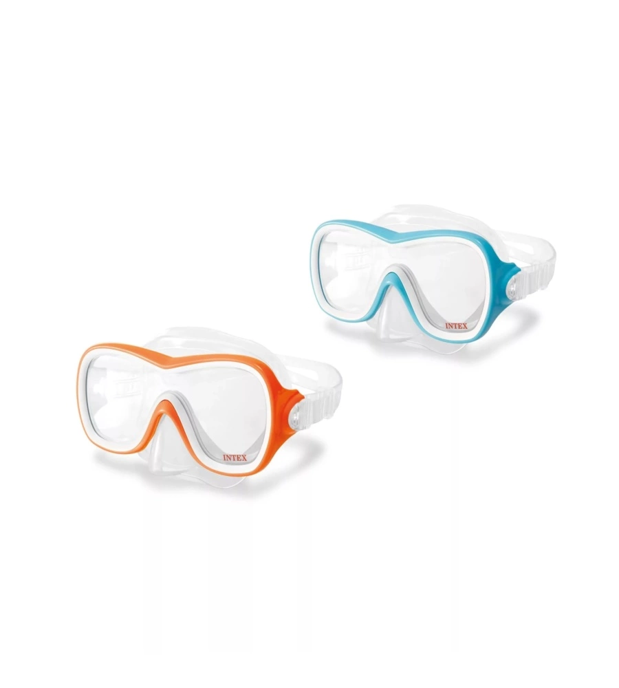 MASCHERA NUOTO BAMBINO INTEX "WAVE RIDER" IN PLASTICA COLORI ASSORTITI - COD. 55978