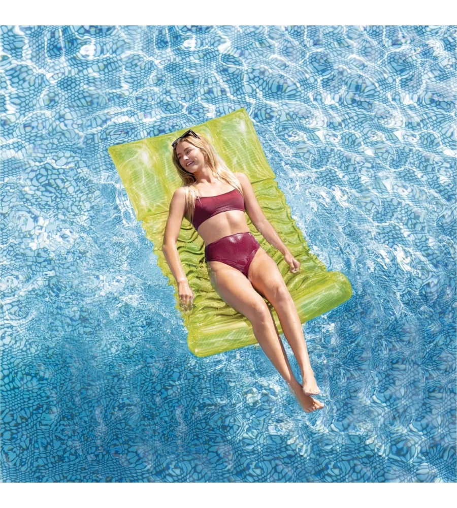 MATERASSINO GONFIABILE INTEX "AMACA" IN VINILE COLORI ASSORTITI 173X89 CM - COD. 58725EU