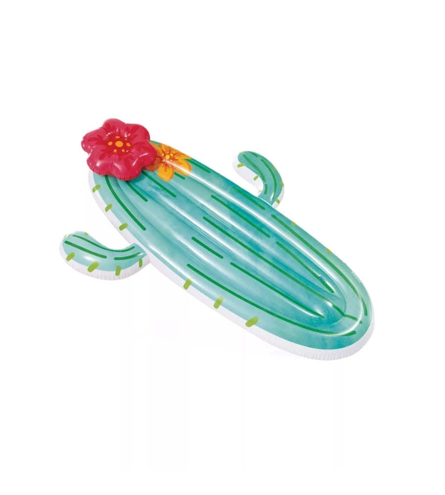 MATERASSINO GONFIABILE INTEX "CACTUS" IN VINILE 180X130X28 CM - COD. 58793EU