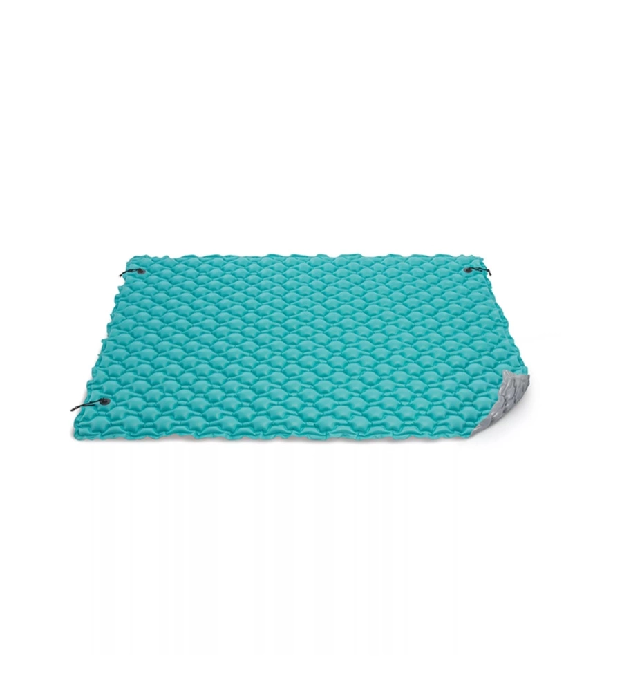 MATERASSINO GONFIABILE CON CUSCINETTI INTEX IN VINILE BLU 290X226 CM - COD. 56841EU