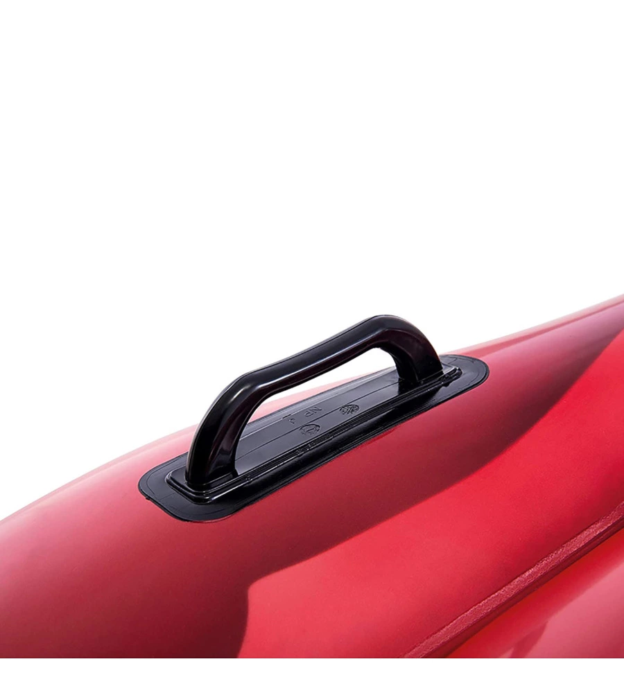 MATERASSINO GONFIABILE INTEX "ROSA" IN VINILE ROSSO 137X132 CM - COD. 58783EU