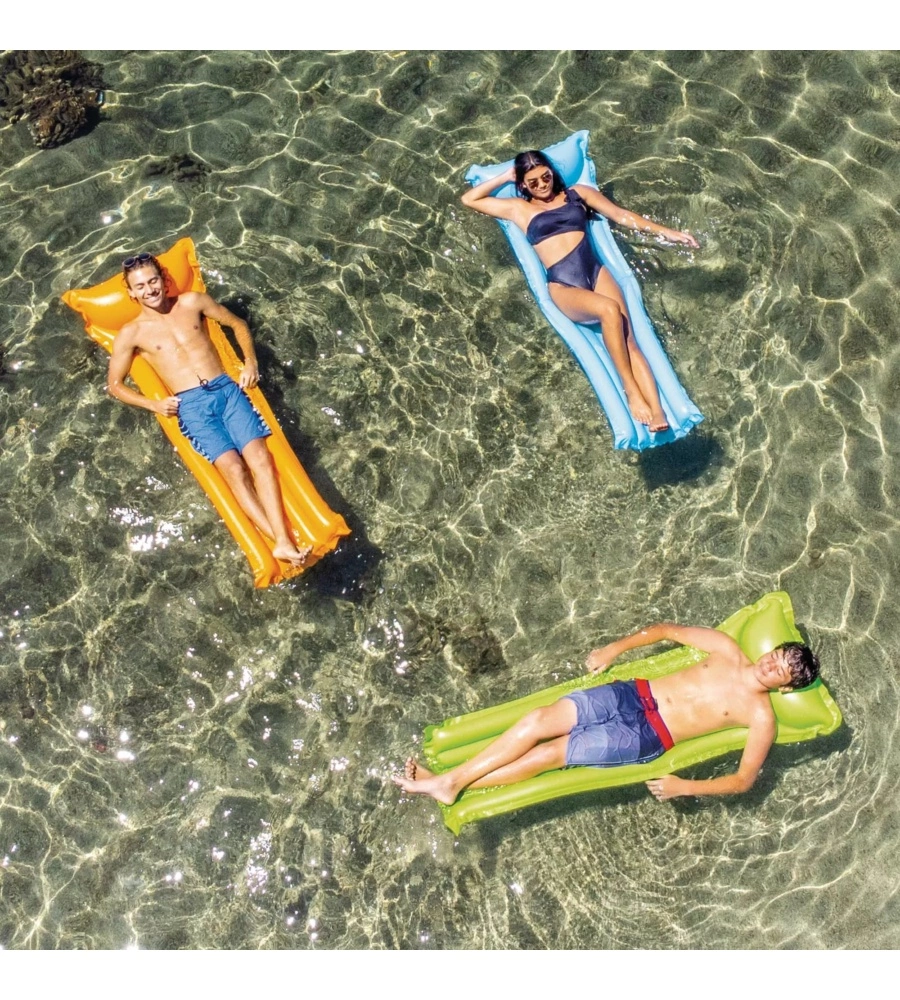 MATERASSINO GONFIABILE INTEX "COLORATO" IN VINILE COLORI ASSORTITI 183X69 CM - COD. 59703EU