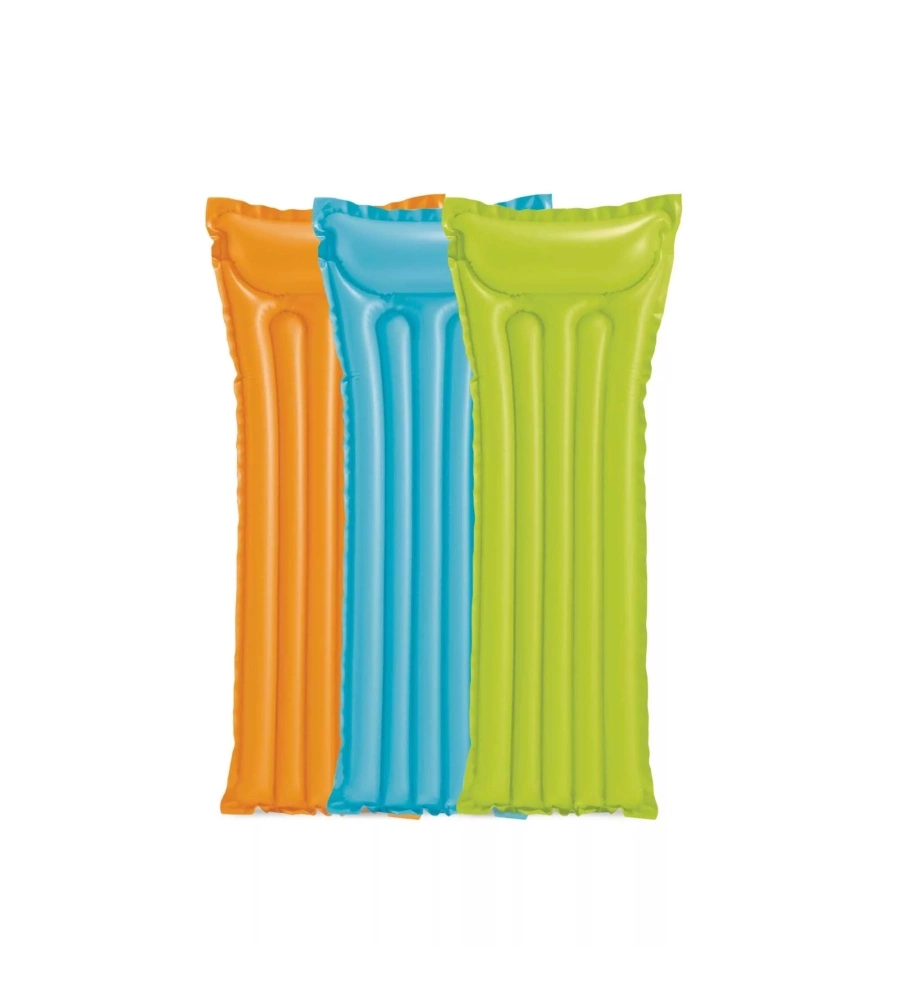 MATERASSINO GONFIABILE INTEX "COLORATO" IN VINILE COLORI ASSORTITI 183X69 CM - COD. 59703EU