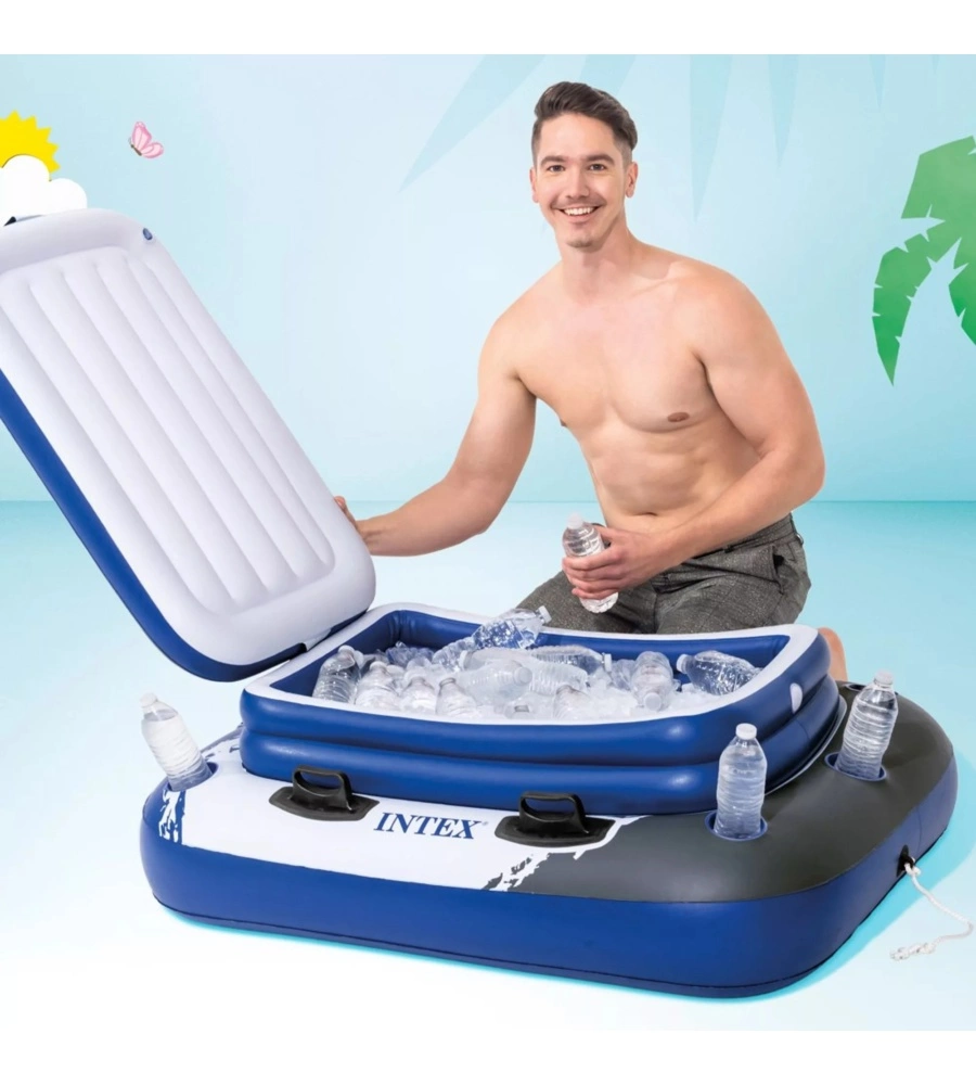 MINI FRIGO GONFIABILE INTEX BLU 122X97 CM - COD. 58821NP