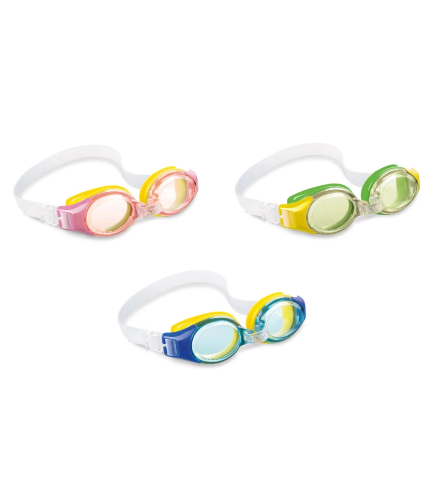 OCCHIALINI NUOTO BAMBINO INTEX "JUNIOR" COLORI ASSORTITI - COD. 55601