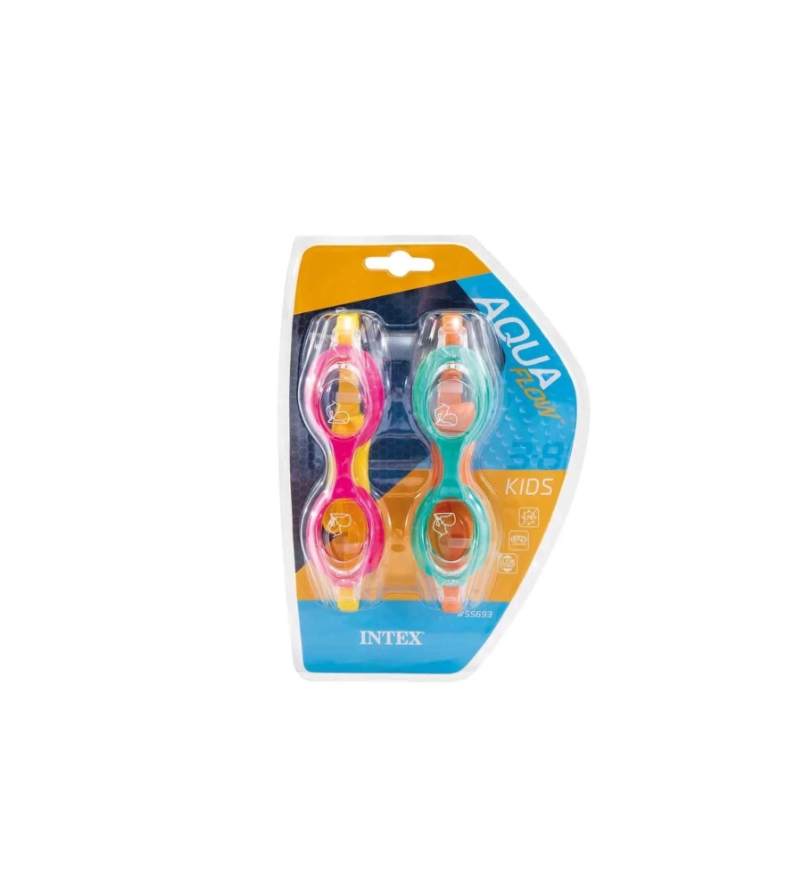 SET OCCHIALINI NUOTO INTEX "NUOTO KIDS" 2 PEZZI - COD. 55693