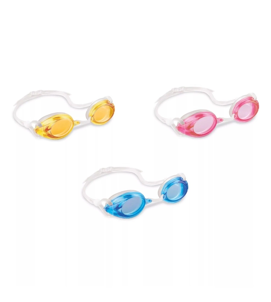 OCCHIALINI NUOTO INTEX "RACE PRO" COLORI ASSORTITI - COD. 55684