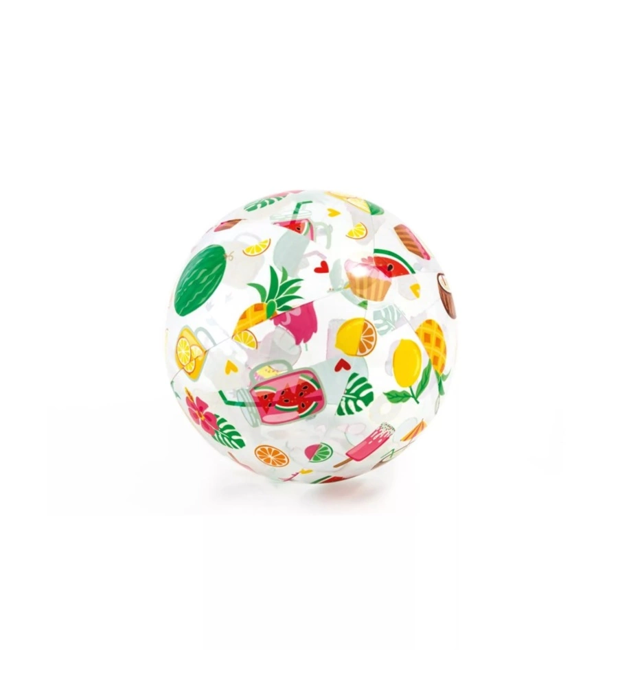 PALLONE GONFIABILE INTEX "TEMA ESTIVO E MARINO" IN VINILE Ø 51 CM - COD. 59040NP