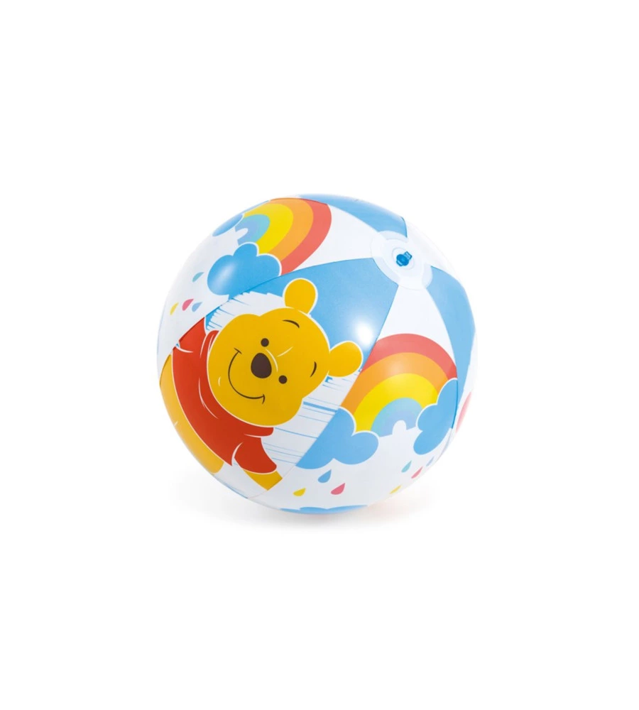 PALLONE GONFIABILE INTEX "WINNIE THE POOH" IN VINILE COLORI ASSORTITI Ø 51 CM - COD. 58025NP