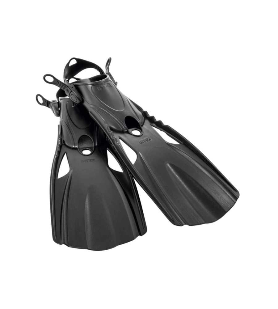 PINNE NUOTO INTEX "GRANDI SUPER SPORT" NERO 41-45 EU - COD. 55635