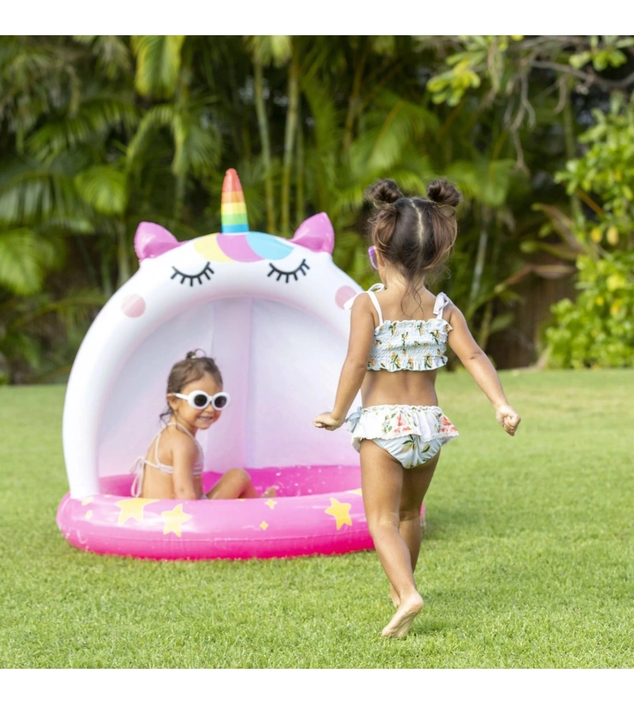 PISCINA GONFIABILE PER BAMBINI INTEX "CATICORN" IN VINILE 102X102 CM - COD. 58438NP