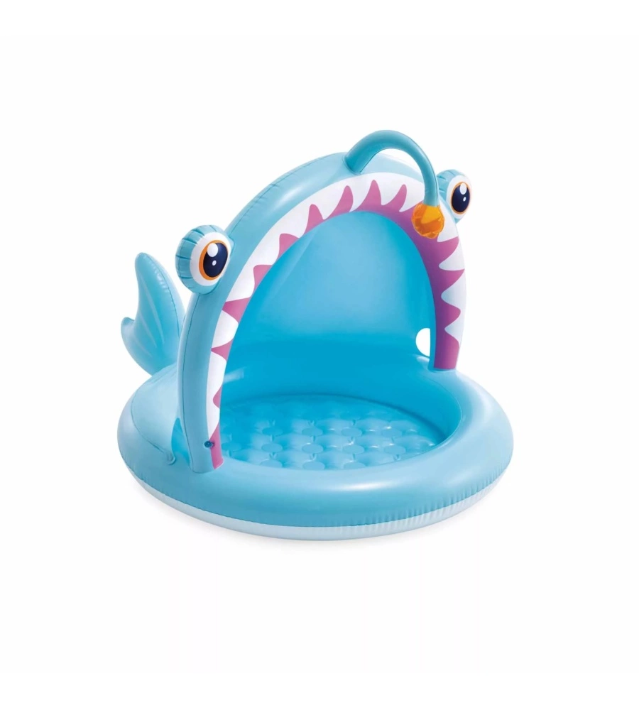PISCINA GONFIABILE PER BAMBINI INTEX "RANA PESCATRICE" IN VINILE 127X102X86 CM - COD. 58419NP