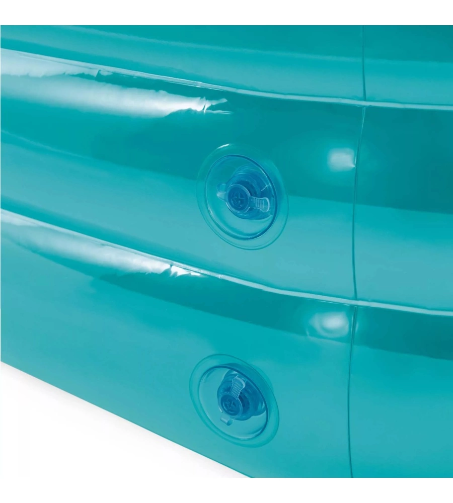 PISCINA GONFIABILE PER BAMBINI INTEX "SWIM CENTER FAMILY OTTAGONALE" IN VINILE AZZURRO E BIANCO 254X254X56 CM - COD. 58492NP