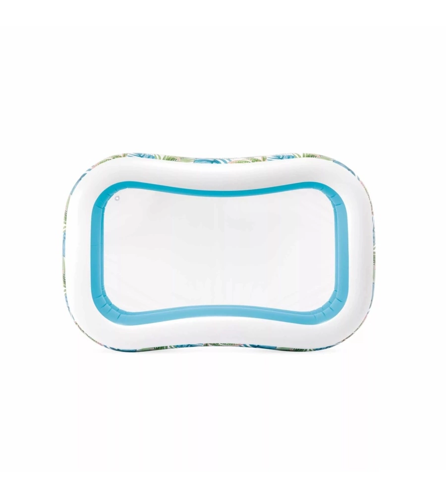 PISCINA GONFIABILE PER BAMBINI INTEX "FAMILY PALMA" IN VINILE 229X152X48 CM - COD. 57177NP