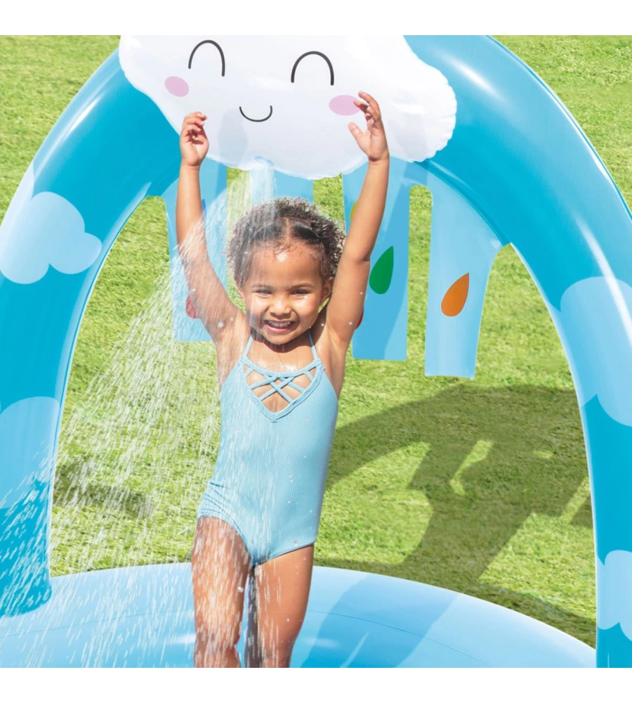 PLAYCENTER GONFIABILE INTEX "ARCOBALENO" IN VINILE 185X178X119 CM - COD. 57175NP