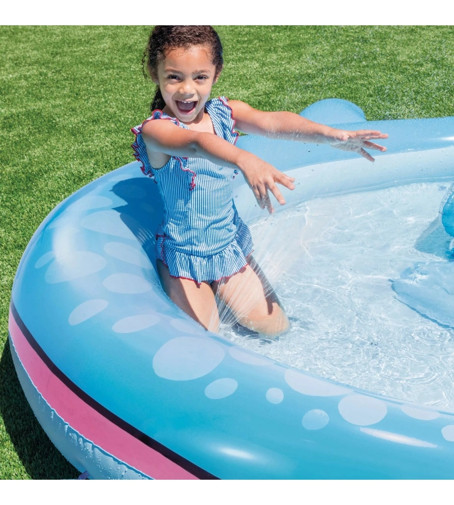 PLAYCENTER GONFIABILE INTEX "BALENA" IN VINILE 373X234X99 CM - COD. 57176NP
